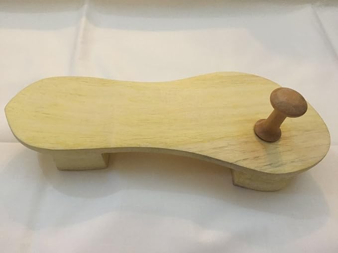 Al Shifa Chakhri | Handcrafted Wooden Slippers for Workship, Namaz - Wooden Sandals